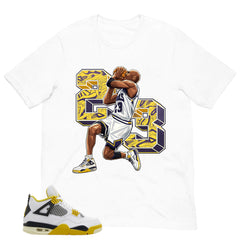 23 Legend MJ Shirt - Match Air Jordan 4 Vivid Sulfur