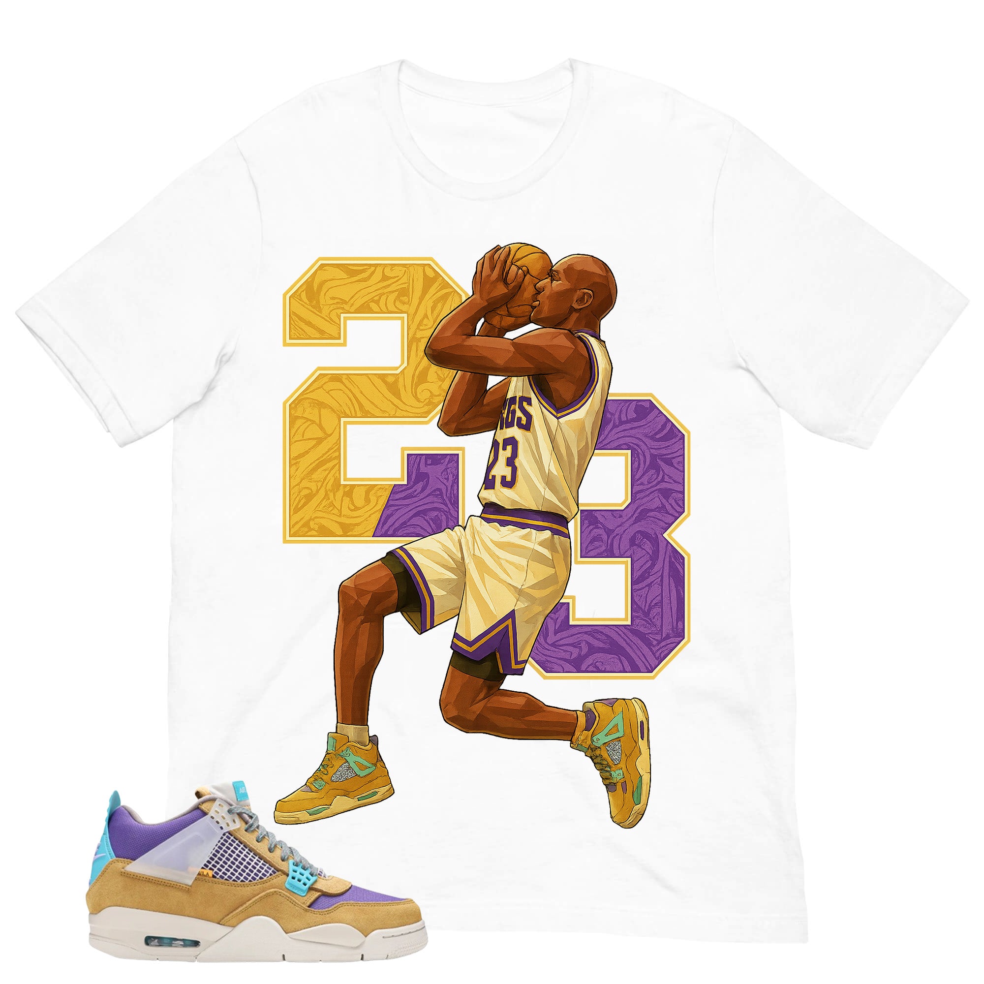 23 Legend MJ Shirt - Match Union LA x Air Jordan 4 Desert Moss