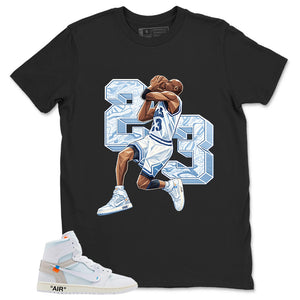 23 Legend MJ Shirt - Match Virgil Abloh x Air Jordan 1 Alaska