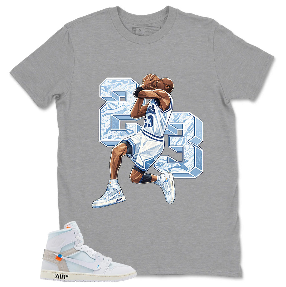 23 Legend MJ Shirt - Match Virgil Abloh x Air Jordan 1 Alaska