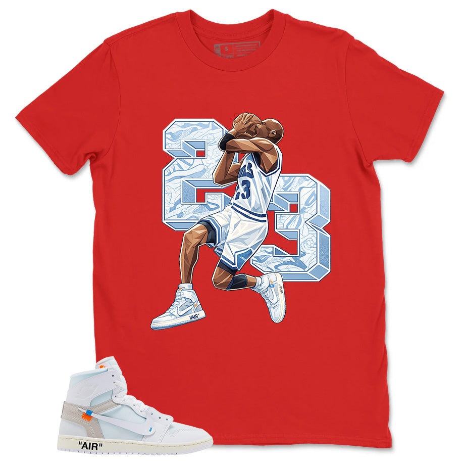 23 Legend MJ Shirt - Match Virgil Abloh x Air Jordan 1 Alaska