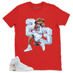 23 Legend MJ Shirt - Match Virgil Abloh x Air Jordan 1 Alaska