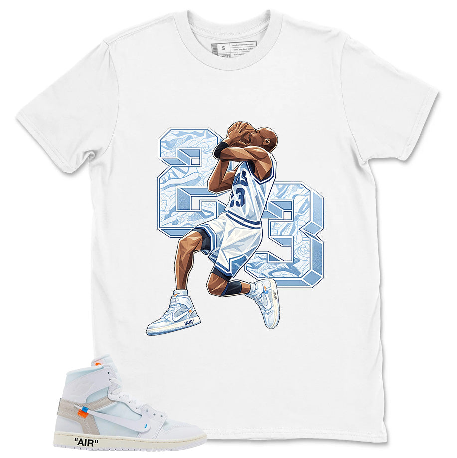 23 Legend MJ Shirt - Match Virgil Abloh x Air Jordan 1 Alaska