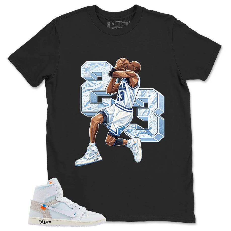 23 Legend MJ Shirt - Match Virgil Abloh x Air Jordan 1 Alaska