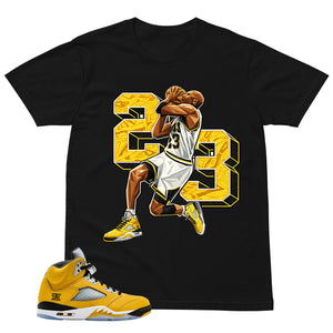 Graphic Tee 23 Legend MJ Shirt Matching 5s T23 Tokyo