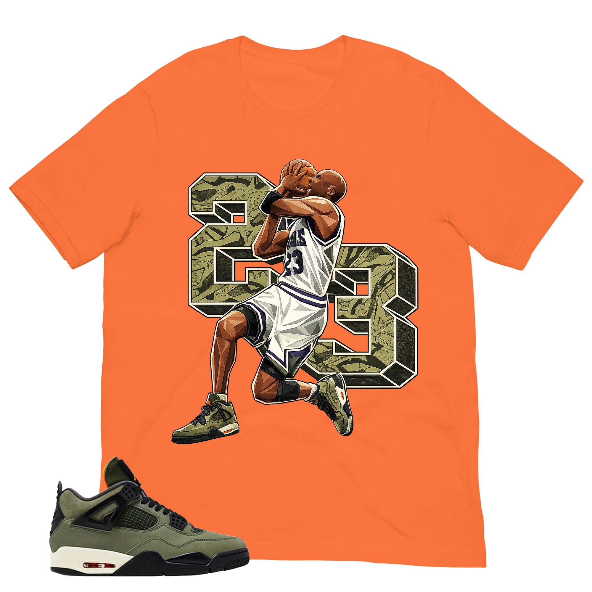 23 Legend MJ Sneaker Shirt - Match  Air Jordan 4 Undefeated