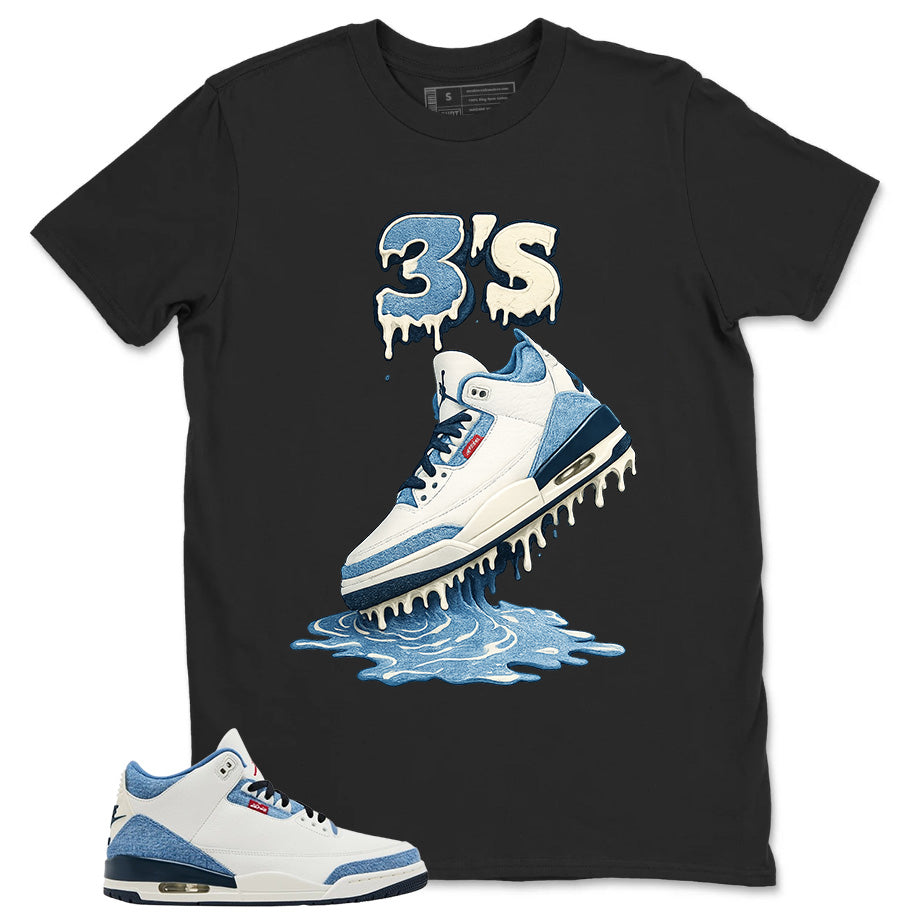3's Dripping Shirt - Match Levi’s x Air Jordan 3 Retro 'All-Star'