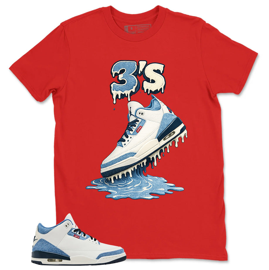 3's Dripping Shirt - Match Levi’s x Air Jordan 3 Retro 'All-Star'