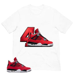4's Sneaker Shirt - Match Air Jordan 4 Toro Bravo