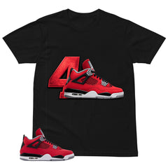 4's Sneaker Shirt - Match Air Jordan 4 Toro Bravo