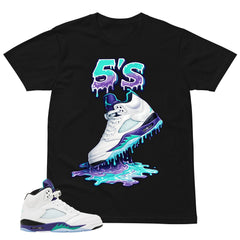 5's Dripping Shirt - Matching Air Jordan 5 Retro 'Grape' 2025