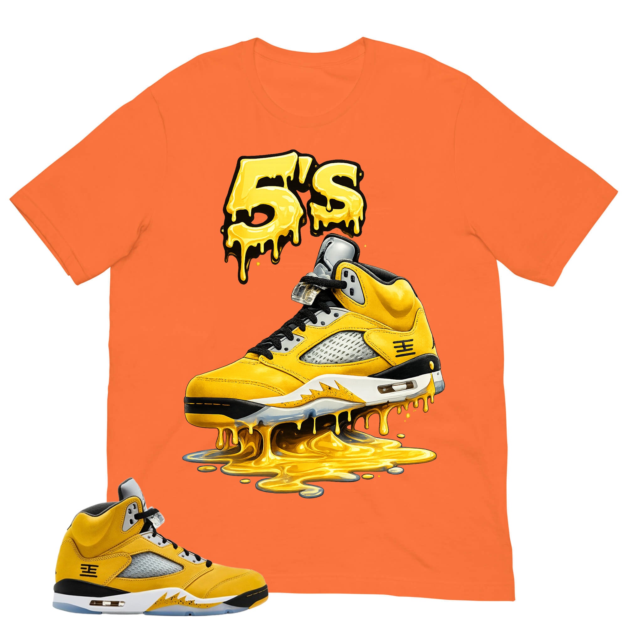 Graphic Tee to Matching T23 Tokyo 5s 5's Dripping Shirt