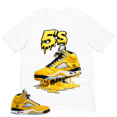 Graphic Tee to Matching T23 Tokyo 5s 5's Dripping Shirt