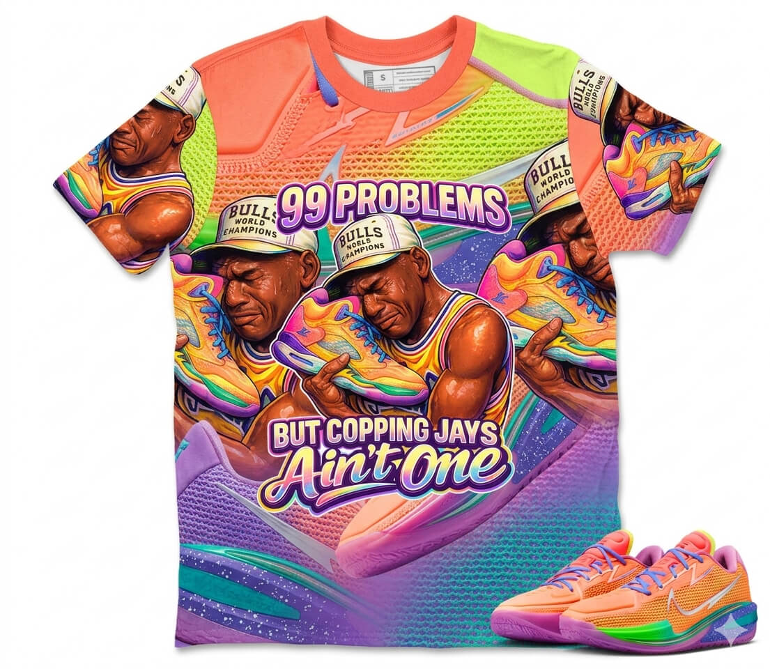 99 Problems All Over Print Shirt Match Dylan Harper x Air Zoom GT Cut Tri-State