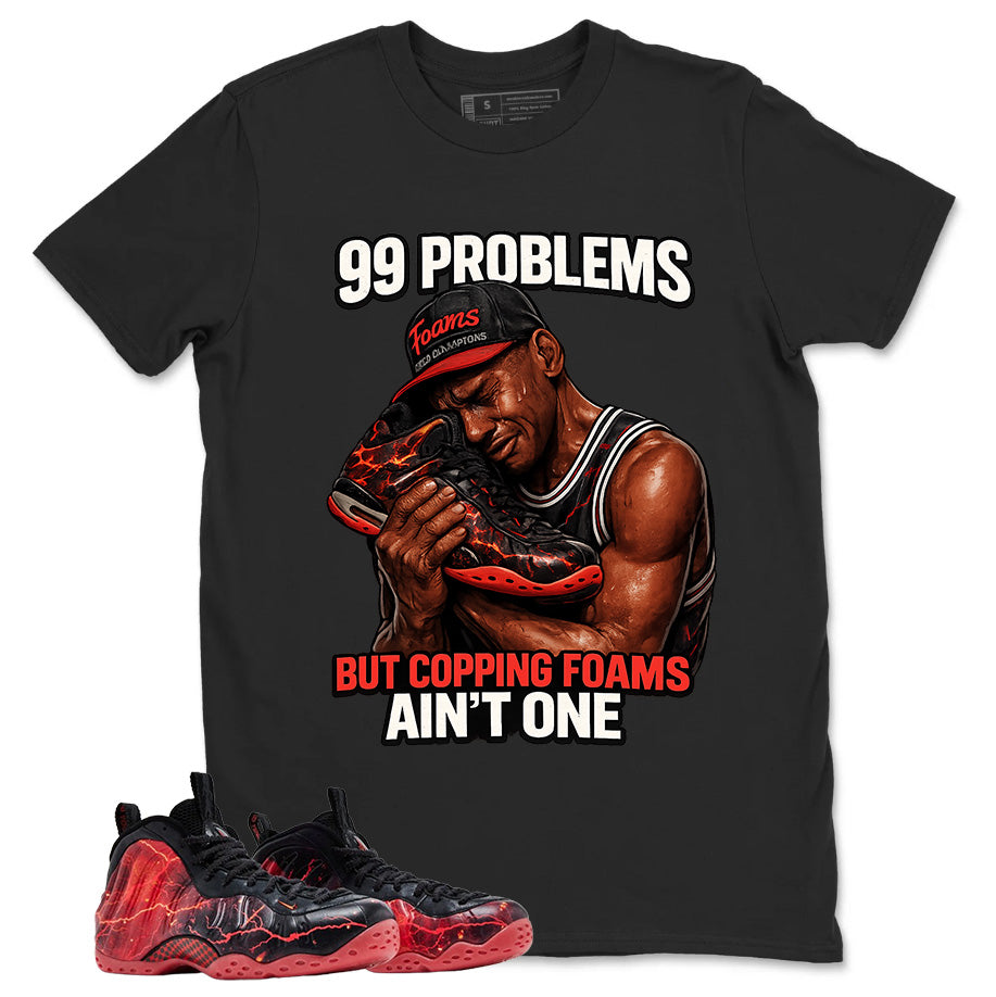 99 Problems Graphic Tee, Shirt to Match Air Foamposite Stranger Things, Air Foamposite Unisex Blue Shirt