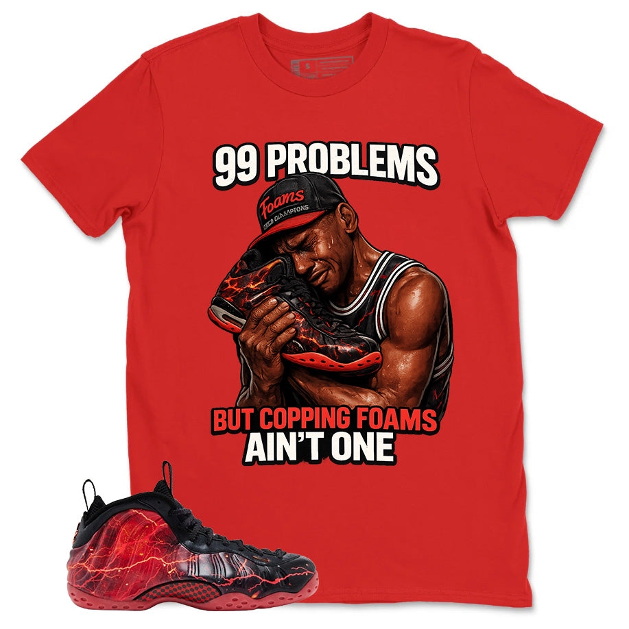 99 Problems Graphic Tee, Shirt to Match Air Foamposite Stranger Things, Air Foamposite Unisex Blue Shirt