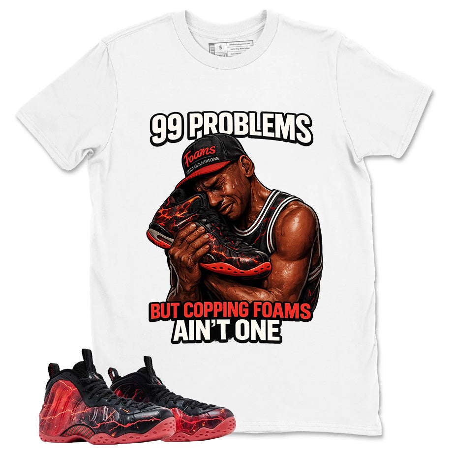 99 Problems Graphic Tee, Shirt to Match Air Foamposite Stranger Things, Air Foamposite Unisex Blue Shirt