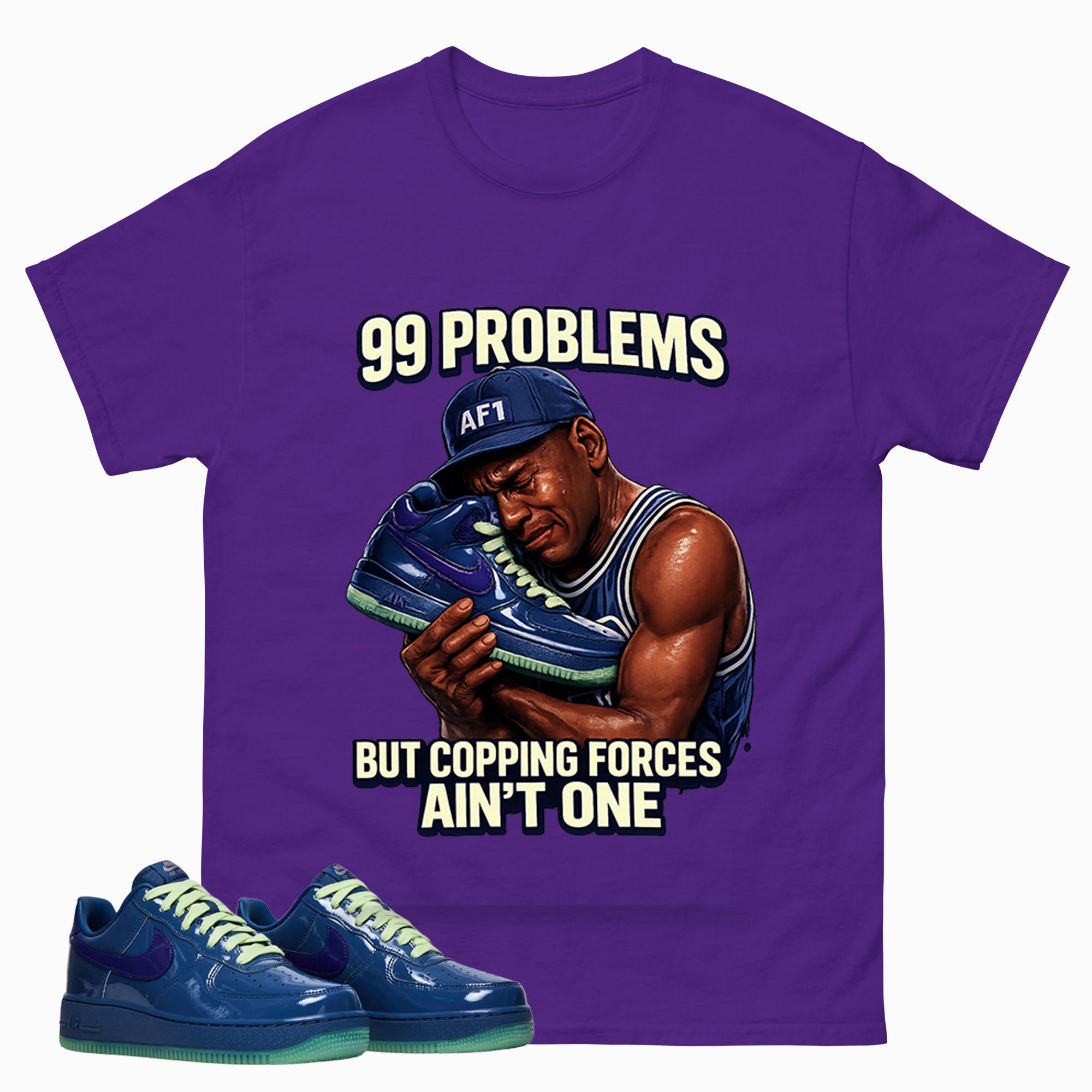 99 Problems Graphic Tee, Shirt to Match Air Force 1 Mystic Navy, Air Force 1 Unisex Shirt
