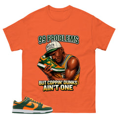 99 Problems Shirt - Match Green Dunk Low Miami Hurricanes