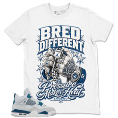 Cream Military Blue 4s Zadago Shirt Bred Different Graphic