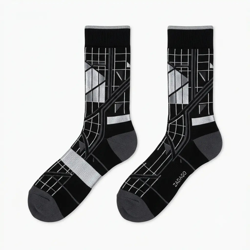 Chrome Socks – Air Jordan 6 Retro Inspired Mid-Calf Unisex Crew Socks