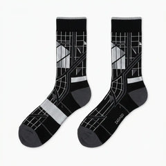 Chrome Socks – Air Jordan 6 Retro Inspired Mid-Calf Unisex Crew Socks