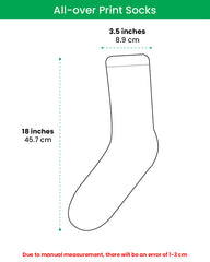 Triple Black Sneaker Match Socks – Air Max 95 Inspired Mid-Calf Crew Socks