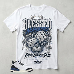 A Maniere For The Love 3s Zadago Shirt Blessed Numbers Graphic