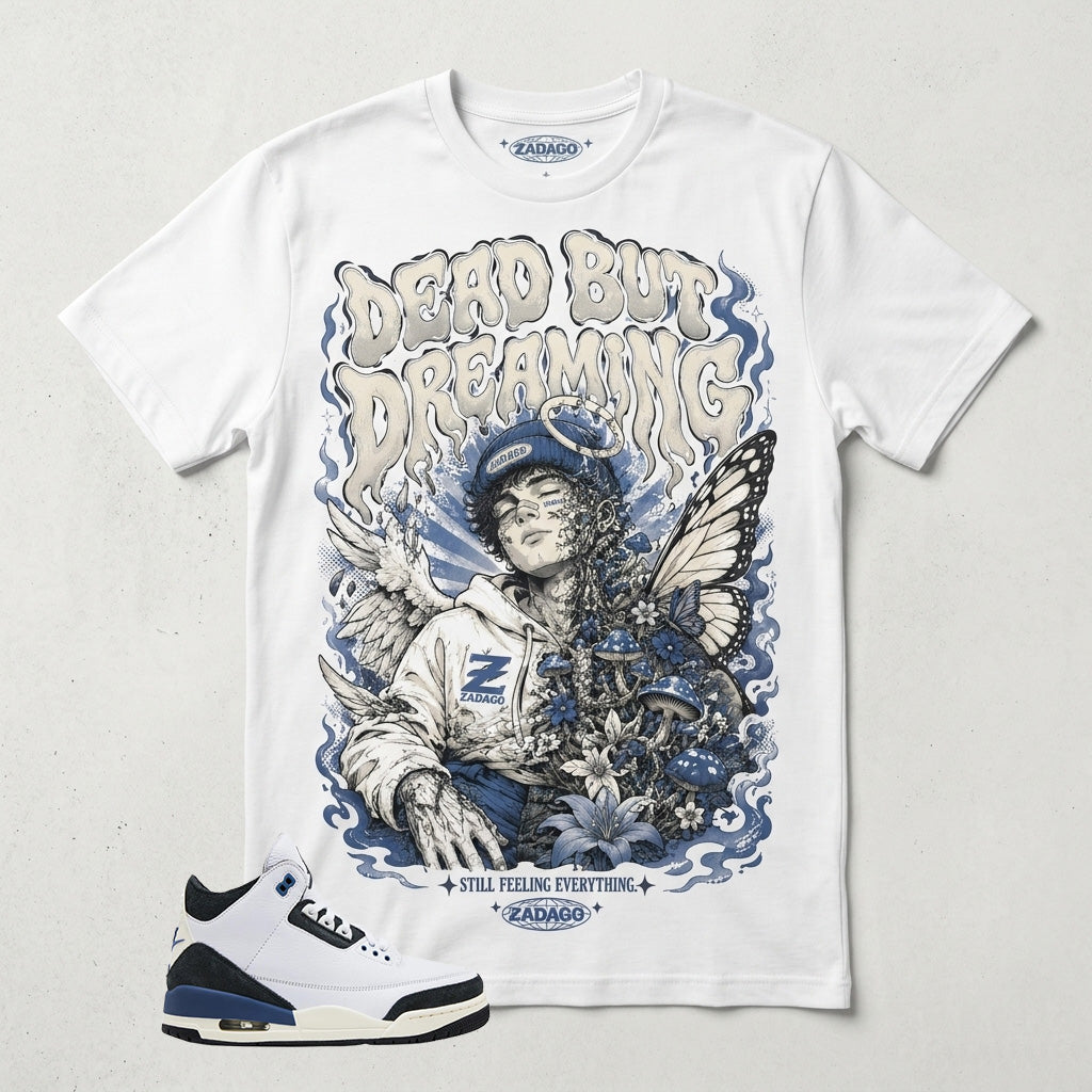 A Maniere For The Love 3s Zadago Shirt Dead But Dreaming Graphic