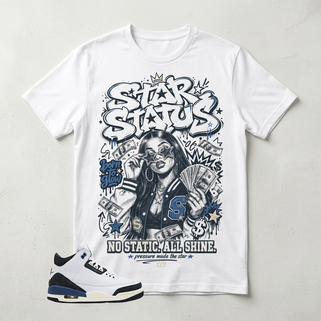 A Maniere For The Love 3s Zadago Shirt No Static All Shine Graphic