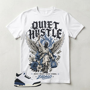 A Maniere For The Love 3s Zadago Shirt Quiet Hustle Graphic