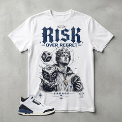 A Maniere For The Love 3s Zadago Shirt Risk Over Regret Graphic