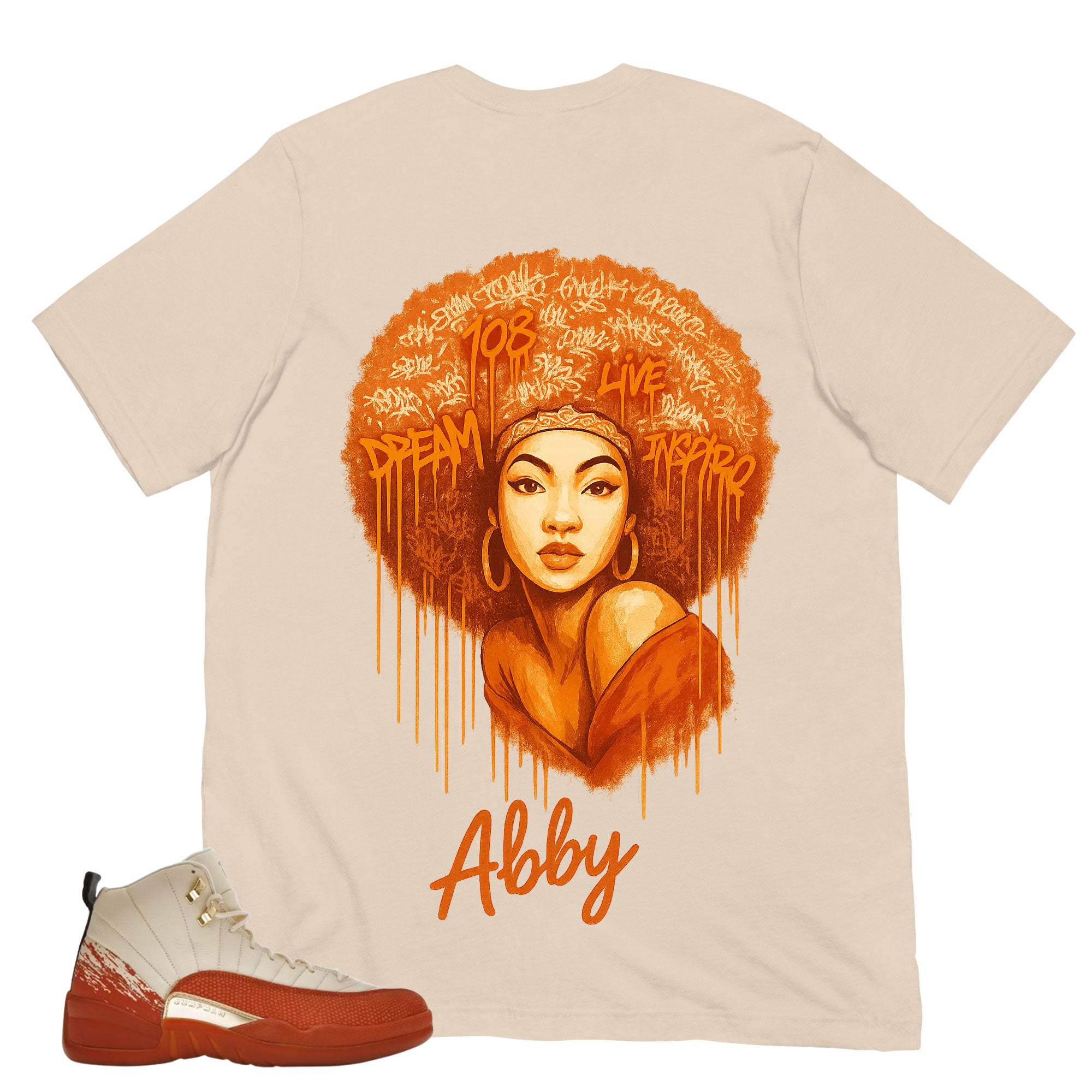 Afro Queen Shirt - Matching Eastside Golf x Air Jordan 12 'Out the Mud'