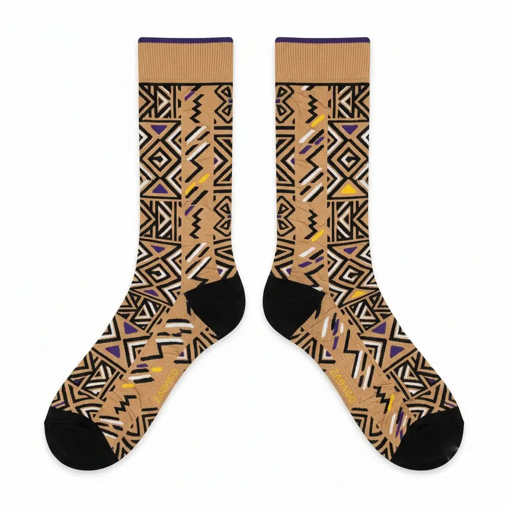 Afrobeats Sneaker Match Socks – Air Jordan 7 Retro SE Inspired Mid-Calf Crew Socks