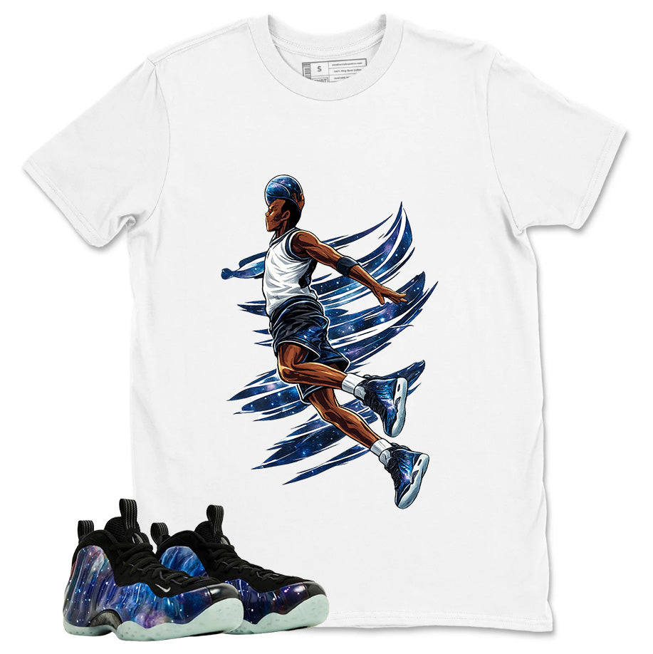 Air Ball Graphic Tee, Shirt to Match Air Foamposite One Galaxy, Air Foamposite Unisex Black Shirt