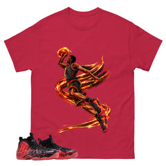 Air Ball Graphic Tee, Shirt to Match Air Foamposite Stranger Things, Air Foamposite Unisex Blue Shirt