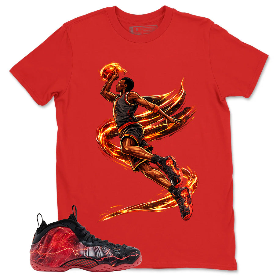 Air Ball Graphic Tee, Shirt to Match Air Foamposite Stranger Things, Air Foamposite Unisex Blue Shirt