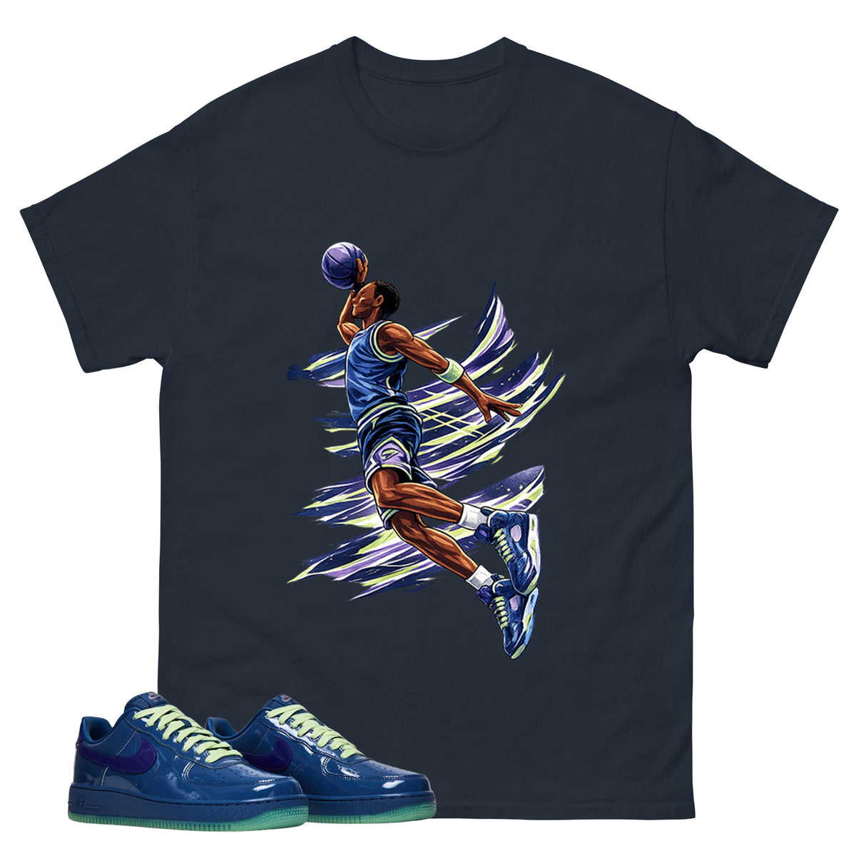 Air Ball Graphic Tee, Shirt to Match Air Force 1 Mystic Navy, Air Force 1 Unisex Shirt