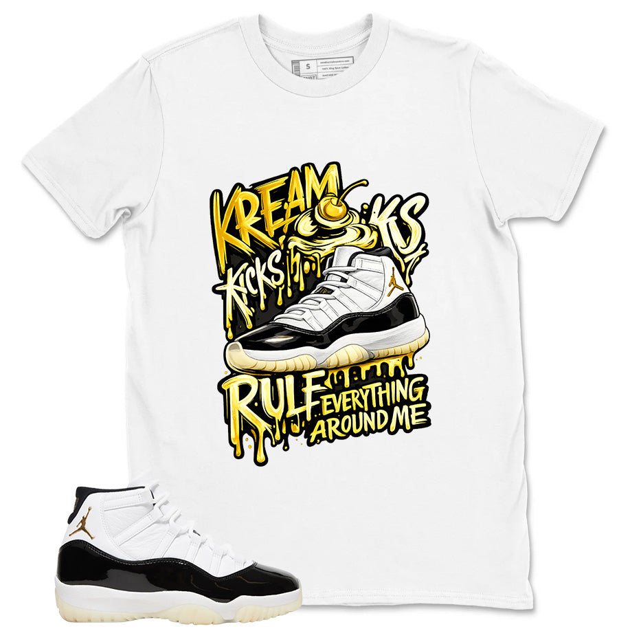 Gratitude 11s Zadago Shirt Kream Kicks Graphic