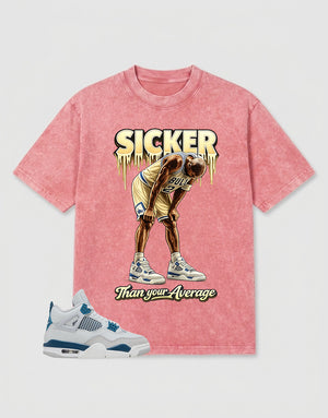 Military Blue 4s Zadago Washed T-shirt Sicker Than Your Average Graphic