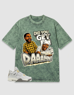 Grey Photon Dust 4s Zadago Washed T-shirt Daaamn Sneaker Graphic