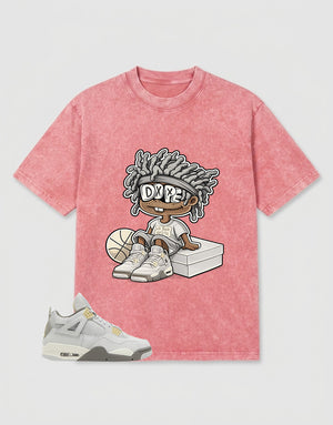 Grey Photon Dust 4s Zadago Washed T-shirt Got 'Em Dope Graphic