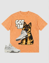 Grey Photon Dust 4s Zadago Washed T-shirt Got 'Em GS Graphic
