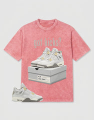Grey Photon Dust 4s Zadago Washed T-shirt Got Kicks Graphic
