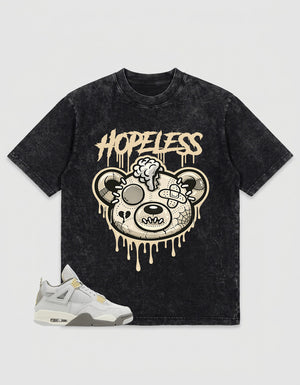 Grey Photon Dust 4s Zadago Washed T-shirt Hopeless Graphic