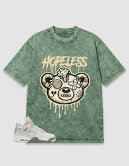 Grey Photon Dust 4s Zadago Washed T-shirt Hopeless Graphic