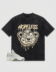 Grey Photon Dust 4s Zadago Washed T-shirt Hopeless Graphic
