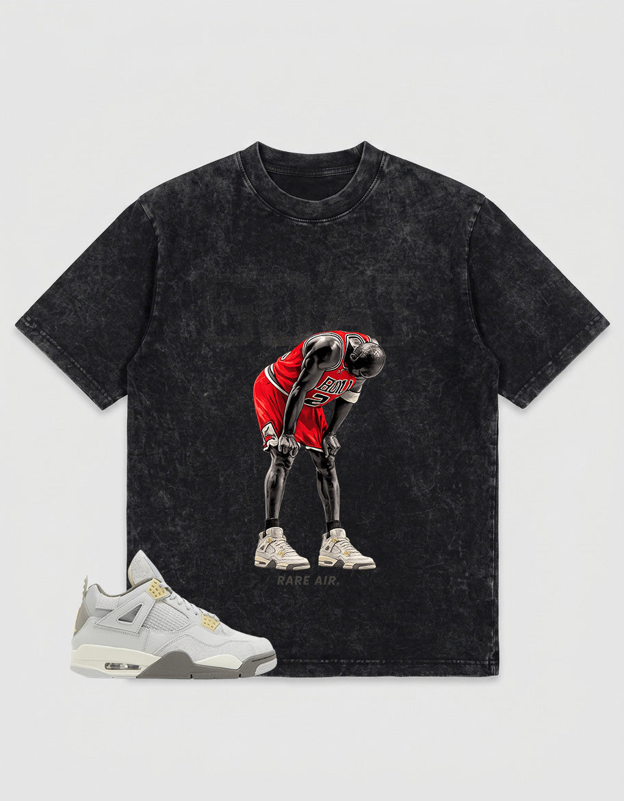 Grey Photon Dust 4s Zadago Washed T-shirt Rare Air Graphic