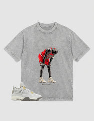 Grey Photon Dust 4s Zadago Washed T-shirt Rare Air Graphic
