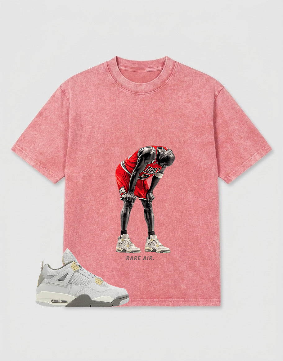 Grey Photon Dust 4s Zadago Washed T-shirt Rare Air Graphic